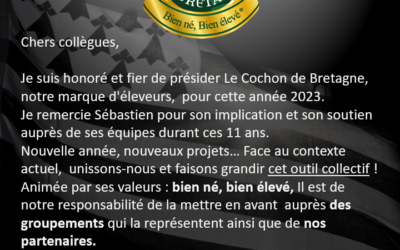 Voeux du Président Christophe QUETTIER 2023